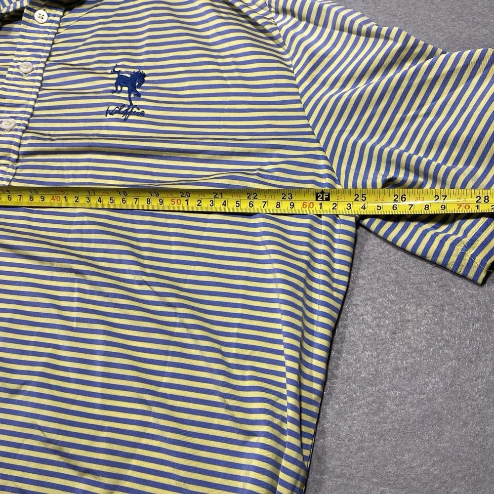 RLX Ralph Lauren Polo Shirt Mens Xl Striped Short Sleeve Performance Golf‎